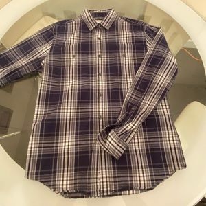 Express Plaid Button Up